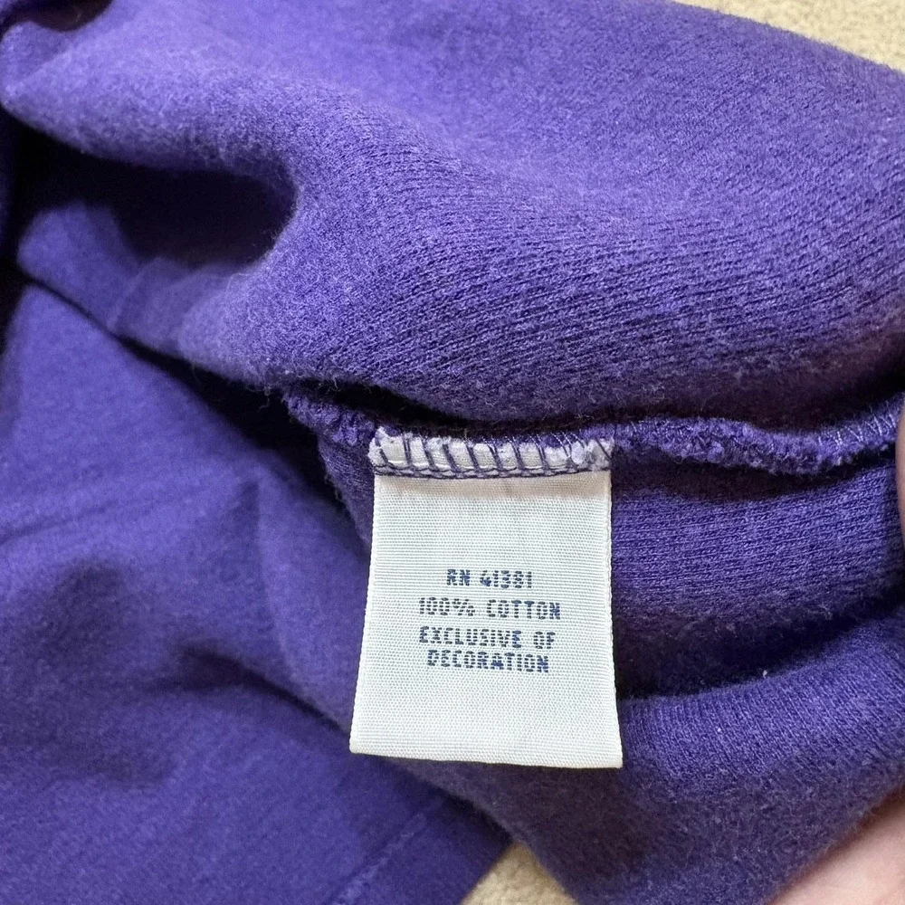 Polo Ralph Lauren Sweater Mens 3XB Big Purple Cotton 1/4 Zip Mock Neck Pony